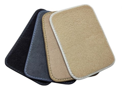 Dywaniki Welurowe do Mercedes S Klasa W221 Long (2005-2013) Szary Protect