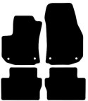 Dywaniki Ciemny brąz do Opel Zafira B 5 os. (2005-2014) Design