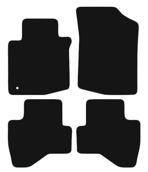 Dywaniki Ciemny brąz do Peugeot 107 (2005-2009) Design