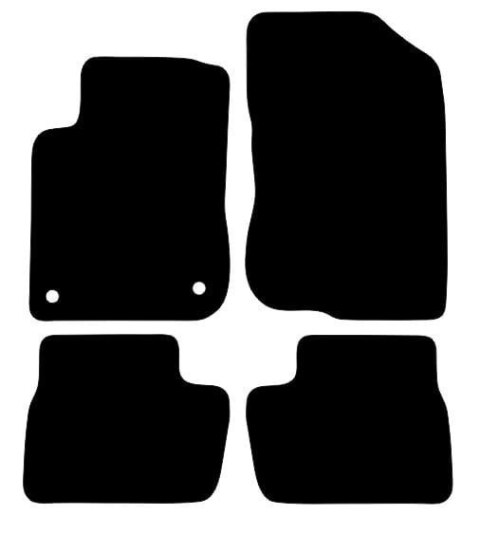 Dywaniki Ciemny brąz do Peugeot 2008 I (2013-2019) Design