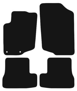 Dywaniki Ciemny brąz do Peugeot 207 CC (2007-2012) Design