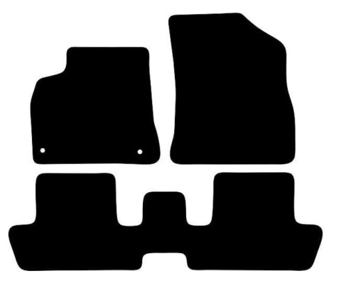 Dywaniki Ciemny brąz do Peugeot 3008 I (2009-2016) Design