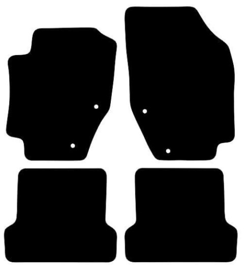 Dywaniki Ciemny brąz do Peugeot 307 CC (2003-2009) Design