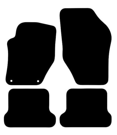 Dywaniki Ciemny brąz do Peugeot 308 CC (2009-2013) Design