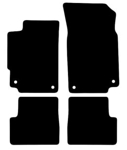 Dywaniki Ciemny brąz do Peugeot 406 (1999-2004) Design