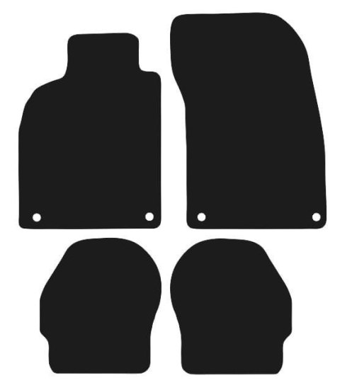 Dywaniki Ciemny brąz do Porsche 911 IV 993 (1993-1998) Design