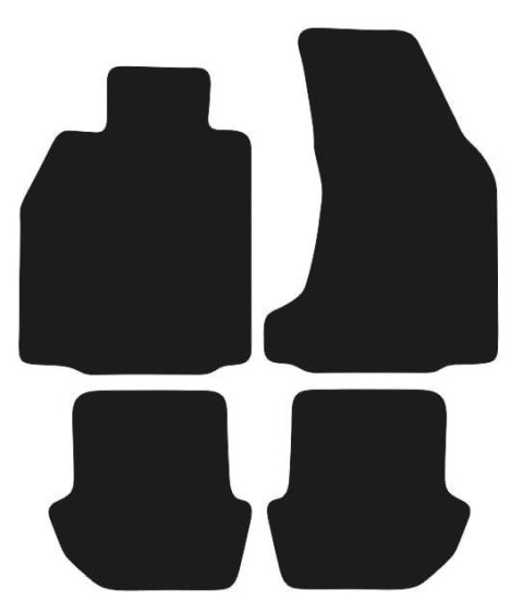 Dywaniki Ciemny brąz do Porsche 911 VI 997 Bose (2004-2011) Design