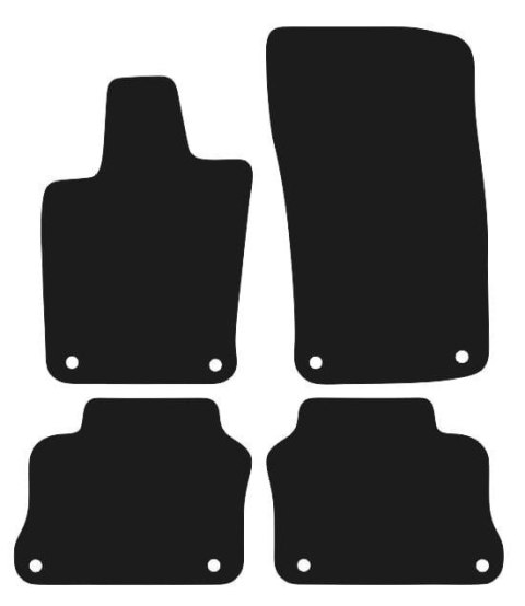 Dywaniki Ciemny brąz do Porsche Panamera I 970 (2009-2016) Design