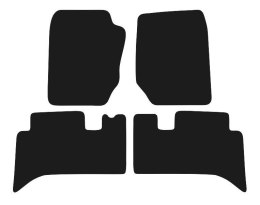 Dywaniki Ciemny brąz do Range Rover II P38A (1994-2002) Design