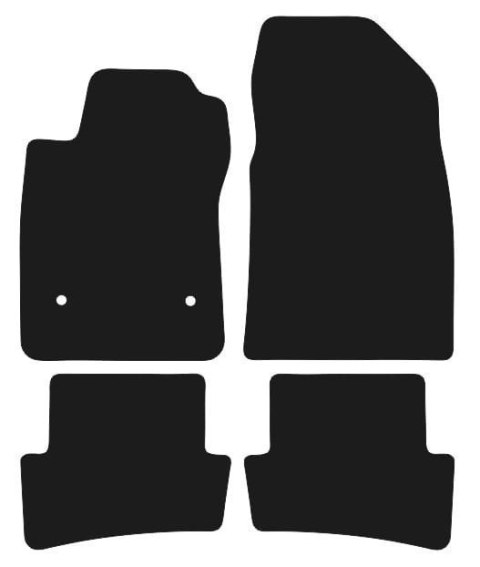 Dywaniki Ciemny brąz do Renault Captur I (2013-2019) Design