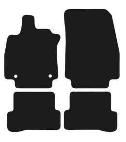 Dywaniki Ciemny brąz do Renault Clio IV (2012-2019) Design