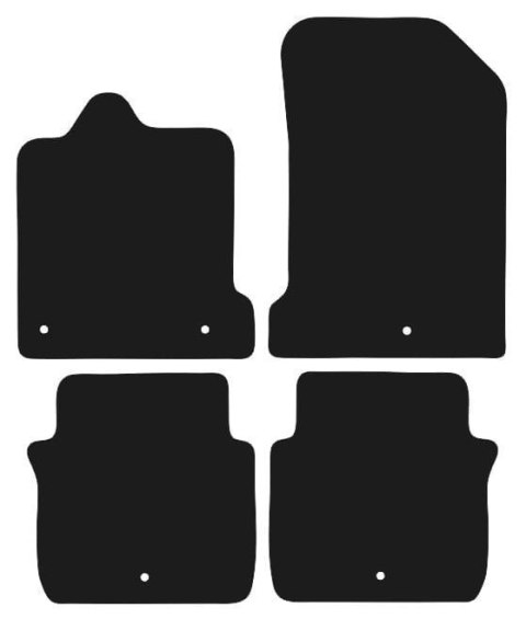 Dywaniki Ciemny brąz do Renault Latitude (2010-2015) Design