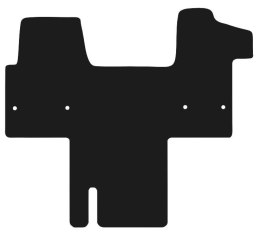 Dywaniki Ciemny brąz do Renault Master III 2os. (2010- Design