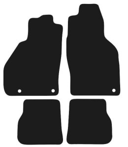 Dywaniki Ciemny brąz do Saab 9-3 I (1998-2002) Design