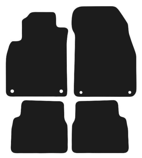 Dywaniki Ciemny brąz do Saab 9-3 II HB (2002-2014) Design