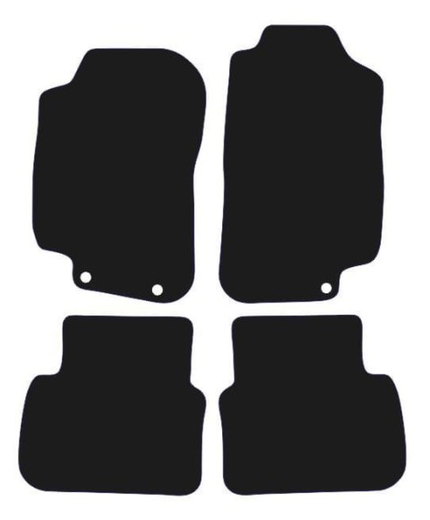 Dywaniki Ciemny brąz do Saab 9-5 I (1997-2009) Design