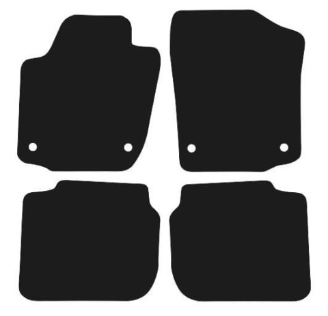 Dywaniki Ciemny brąz do Seat Toledo IV (2012-2018) Design