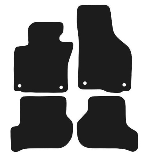 Dywaniki Ciemny brąz do Skoda Octavia II (2004-2012) Design