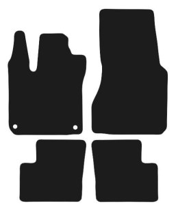 Dywaniki Ciemny brąz do Smart Forfour II (2014-2020) Design