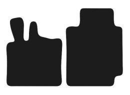 Dywaniki Ciemny brąz do Smart Fortwo I (1998-2007) Design