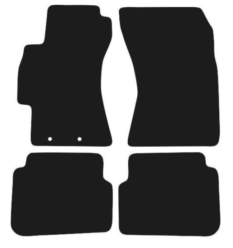 Dywaniki Ciemny brąz do Subaru Impreza III (2007-2011) Design