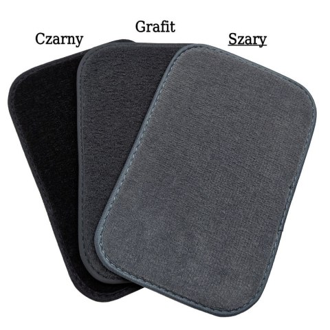 Dywaniki Welurowe do Dacia Sandero Stepway III (2021- Szary Comfort