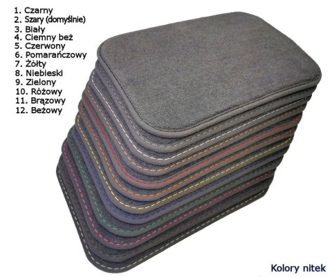 Dywaniki Welurowe do Dacia Sandero Stepway III (2021- Szary Comfort