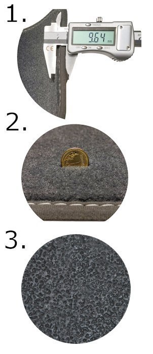 Dywaniki Welurowe do Dacia Sandero Stepway III (2021- Szary Comfort