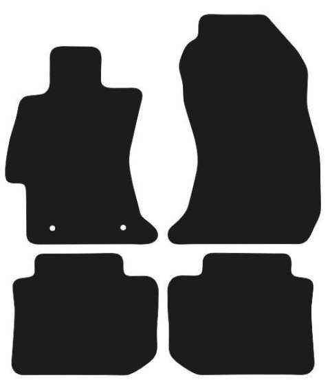 Dywaniki Ciemny brąz do Subaru XV I (2012-2017) Design