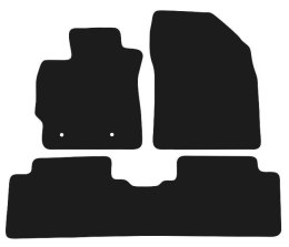 Dywaniki Ciemny brąz do Toyota Auris I (2006-2013) Design