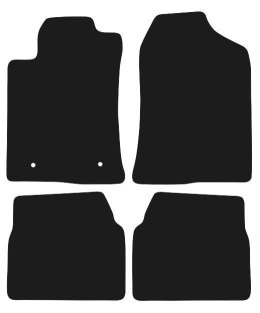Dywaniki Ciemny brąz do Toyota Avensis II (2003-2009) Design