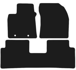 Dywaniki Ciemny brąz do Toyota Avensis III (2012-2018) Design
