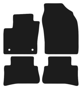 Dywaniki Ciemny brąz do Toyota C-HR Hybrid (2016- Design