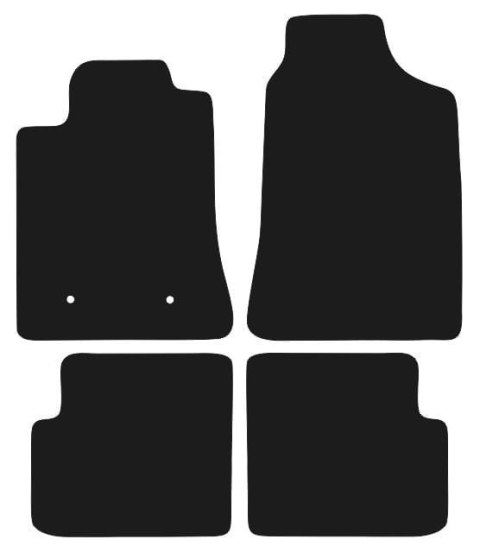 Dywaniki Ciemny brąz do Toyota Corolla IX E12 E13 (2001-2007) Design