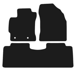 Dywaniki Ciemny brąz do Toyota Corolla XI E16 E17 (2013-2019) Design