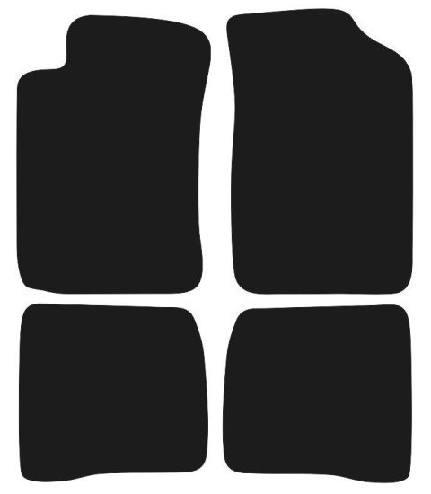 Dywaniki Ciemny brąz do Toyota Corolla VIII E11 (1997-2001) Design