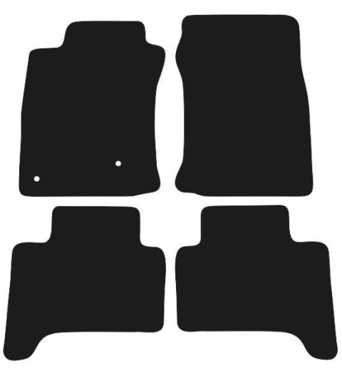 Dywaniki Ciemny brąz do Toyota Land Cruiser J120 (2002-2010) Design