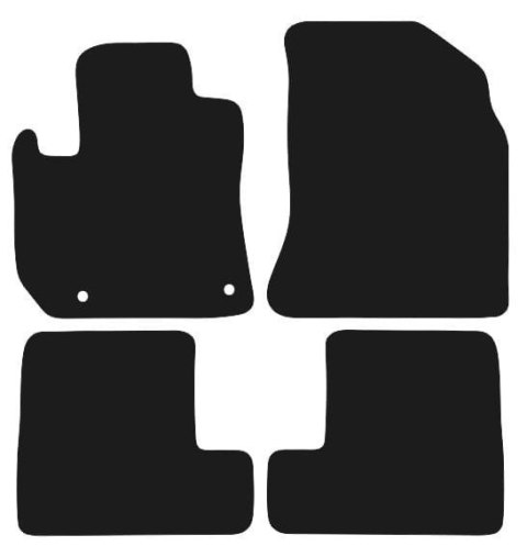 Dywaniki Ciemny brąz do Toyota RAV4 II (2003-2006) Design