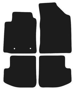 Dywaniki Ciemny brąz do Toyota Yaris I 3d (1999-2005) Design