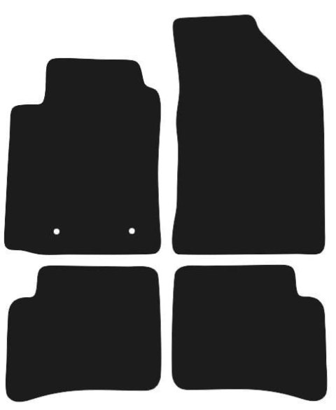 Dywaniki Ciemny brąz do Toyota Yaris I 5d (1999-2005) Design