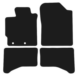 Dywaniki Ciemny brąz do Toyota Yaris III Hybrid (2011-2019) Design