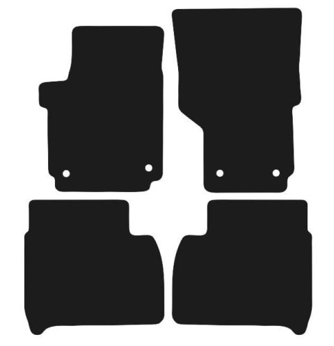 Dywaniki Ciemny brąz do VW Amarok I (2009-2022) Design