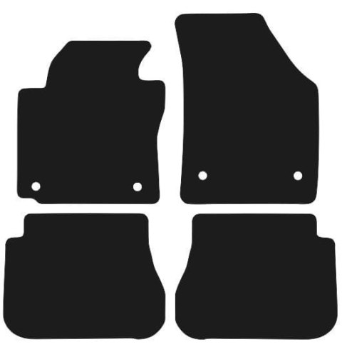 Dywaniki Ciemny brąz do VW Caddy III Lift (2015-2020) Design