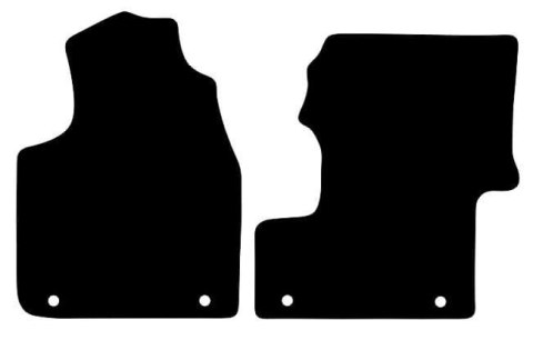 Dywaniki Ciemny brąz do VW Crafter I (2006-2016) Design