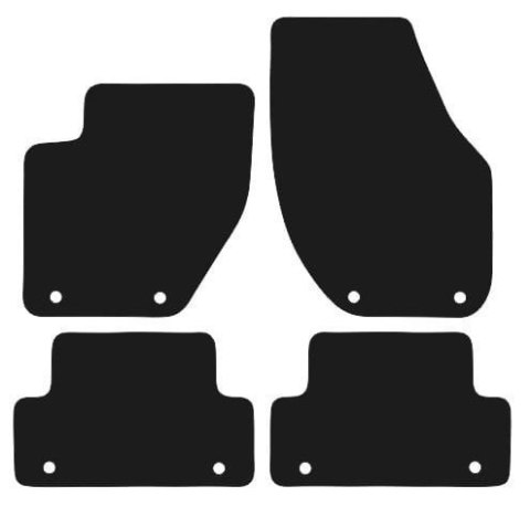 Dywaniki Ciemny brąz do Volvo V40 Cross Country (2013-2016) Design