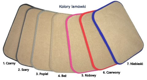 Dywaniki Welurowe do Mercedes AMG GT C190 (2015-2020) Jasny Beż Comfort